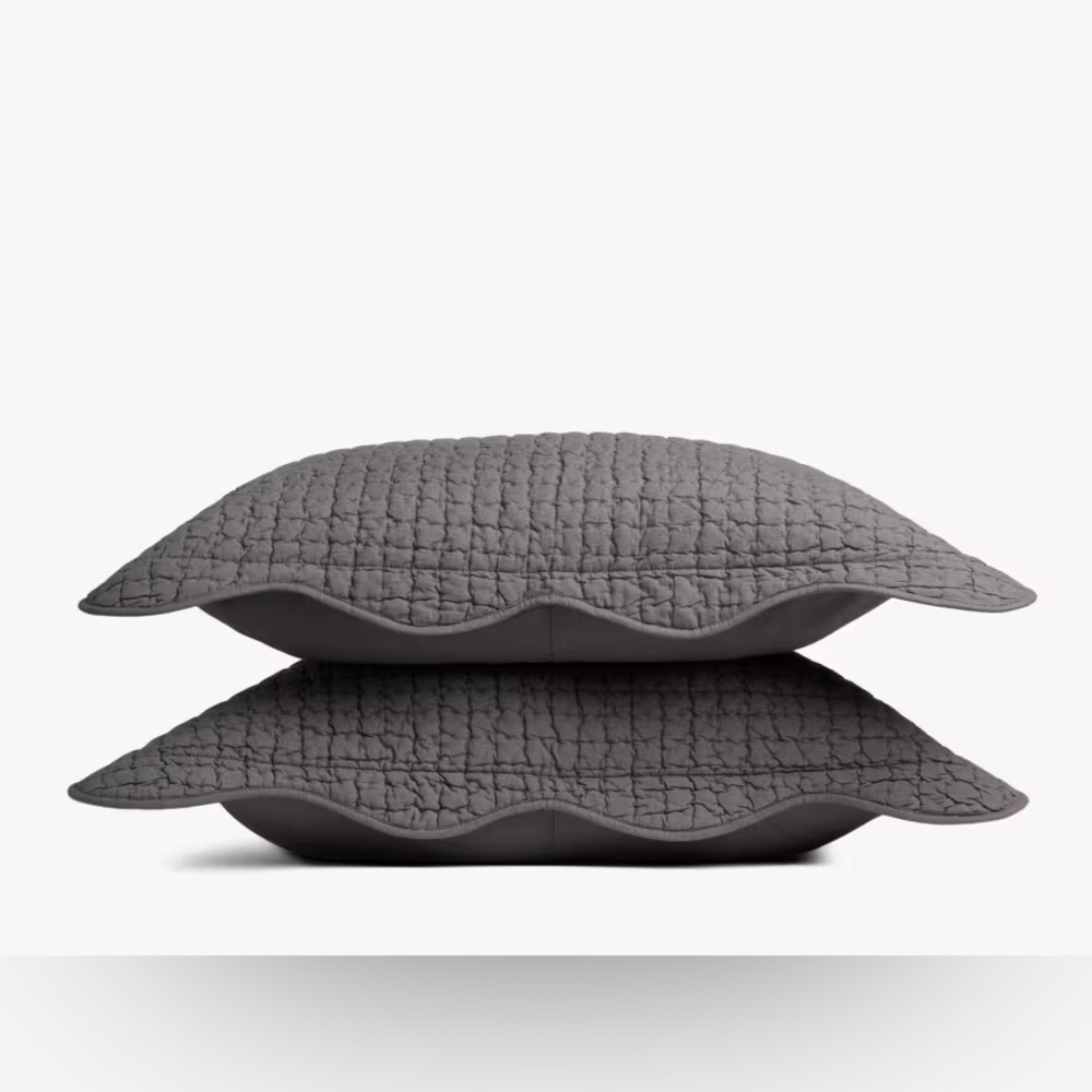 Parachute Scalloped Sham Set King